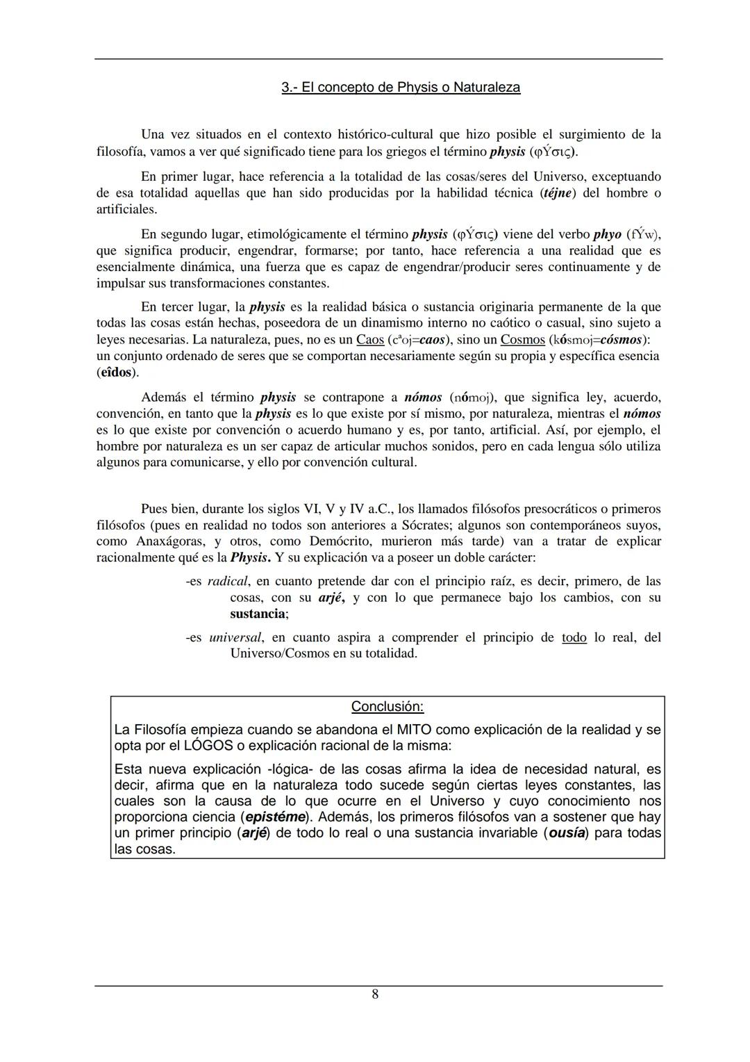 # HISTORIA
# DE LA
# FILOSOFÍA ÍNDICE GENERAL
Introducción
Introducción a la Historia de la Filosofía
Páginas....1-10
Índice de la Filosofía