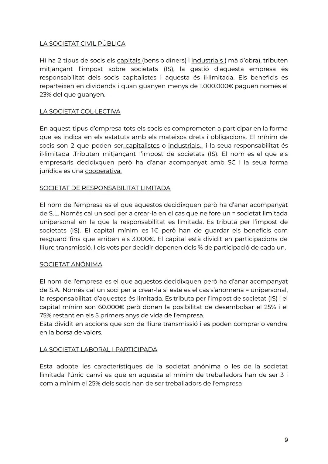 # TEMA 1: L'ECONOMIA I L'EMPRESA
1. L'ACTIVITAT ECONÓMICA I ELS SEUS AGENTS
Per satisfer les necessitat de les persones la societat ha de