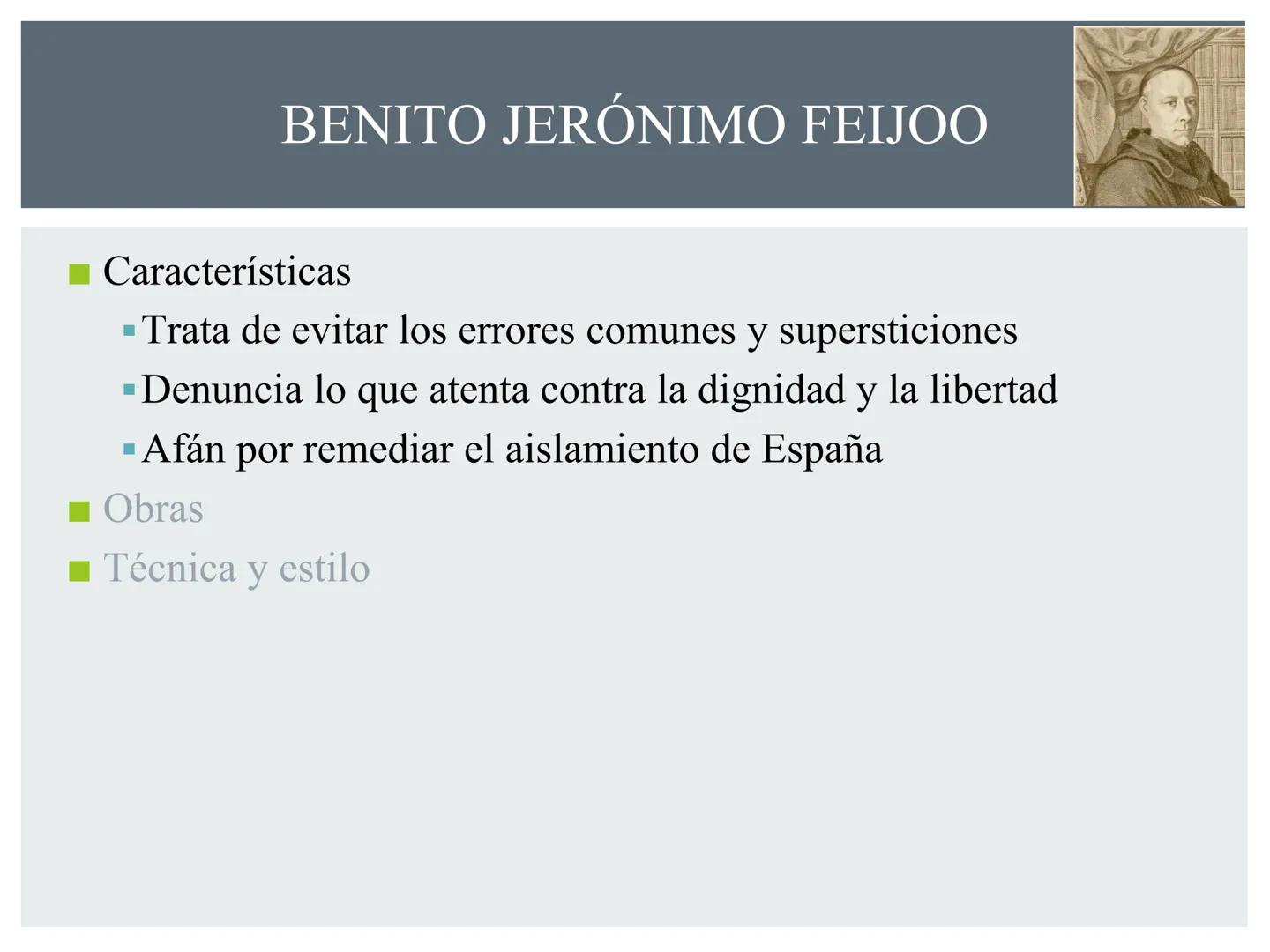 LA
LITERATURA
NEOCLÁSICA
TEMA
15 ESQUEMA
Iriarte
1. Didáctica neoclásica
1.1. El ensayo: Feijoo y Jovellanos
1.2. El género epistolar: