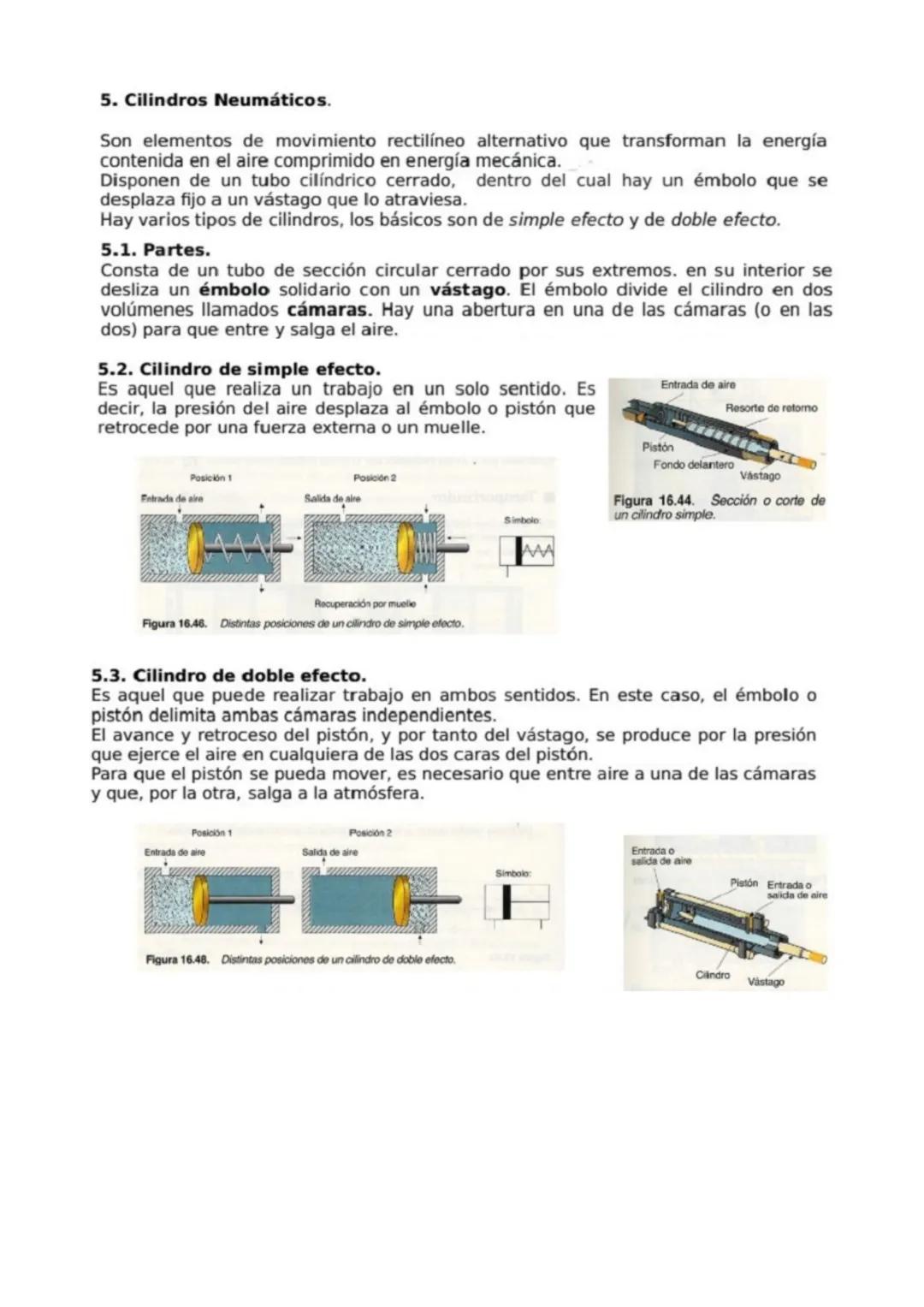 NEUMÁTICA E HIDRÁULICA
1. Introducción.
Los circuitos neumáticos se emplean para transmitir fuerzas y realizar trabajo por medio de
aire com
