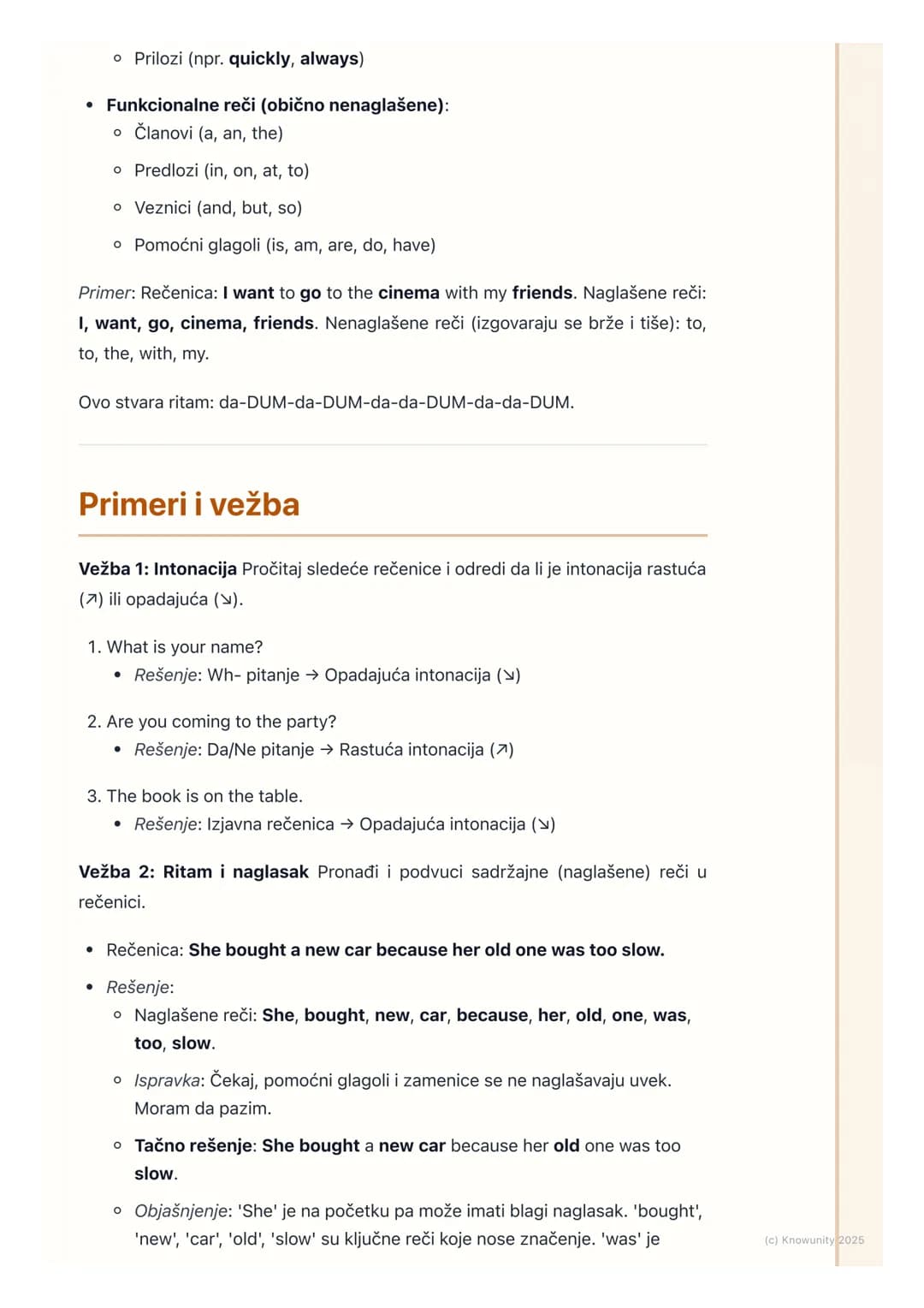 # Izgovor, intonacija i ritam
Uvod u izgovor, intonaciju i ritam
Ovo je važno jer nije dovoljno samo znati reči i gramatiku. Način na koji