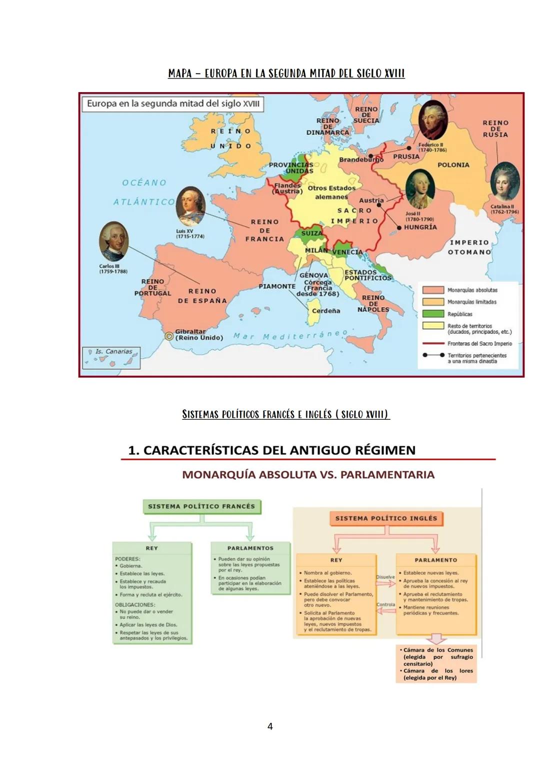 # 3. EL ABSOLUTISMO Y SU PRÁCTICA DE GOBIERNO
La monarquía era la forma de gobierno que dominó Europa desde el siglo XVI
hasta fines del si