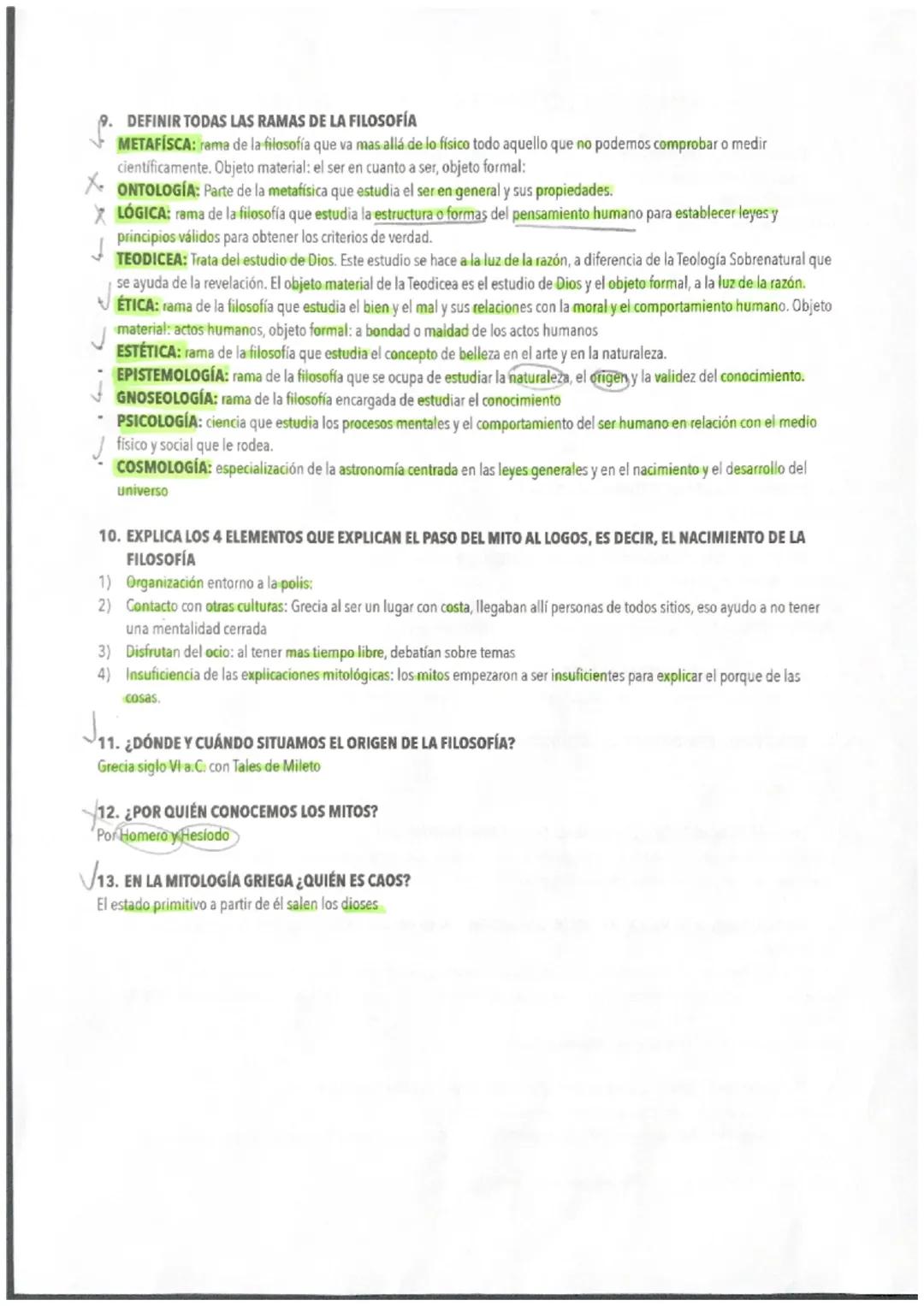 EXAMEN FILOSOFIA 1ª EVALUACION
MATERIAL
Ja. DEFINICION DE: OBJETO FORMAL Y OBJETO FORMAL Y NOMBRAR EL OBJETO MATERIAL Y FORMAL DE LAS
CIENCI