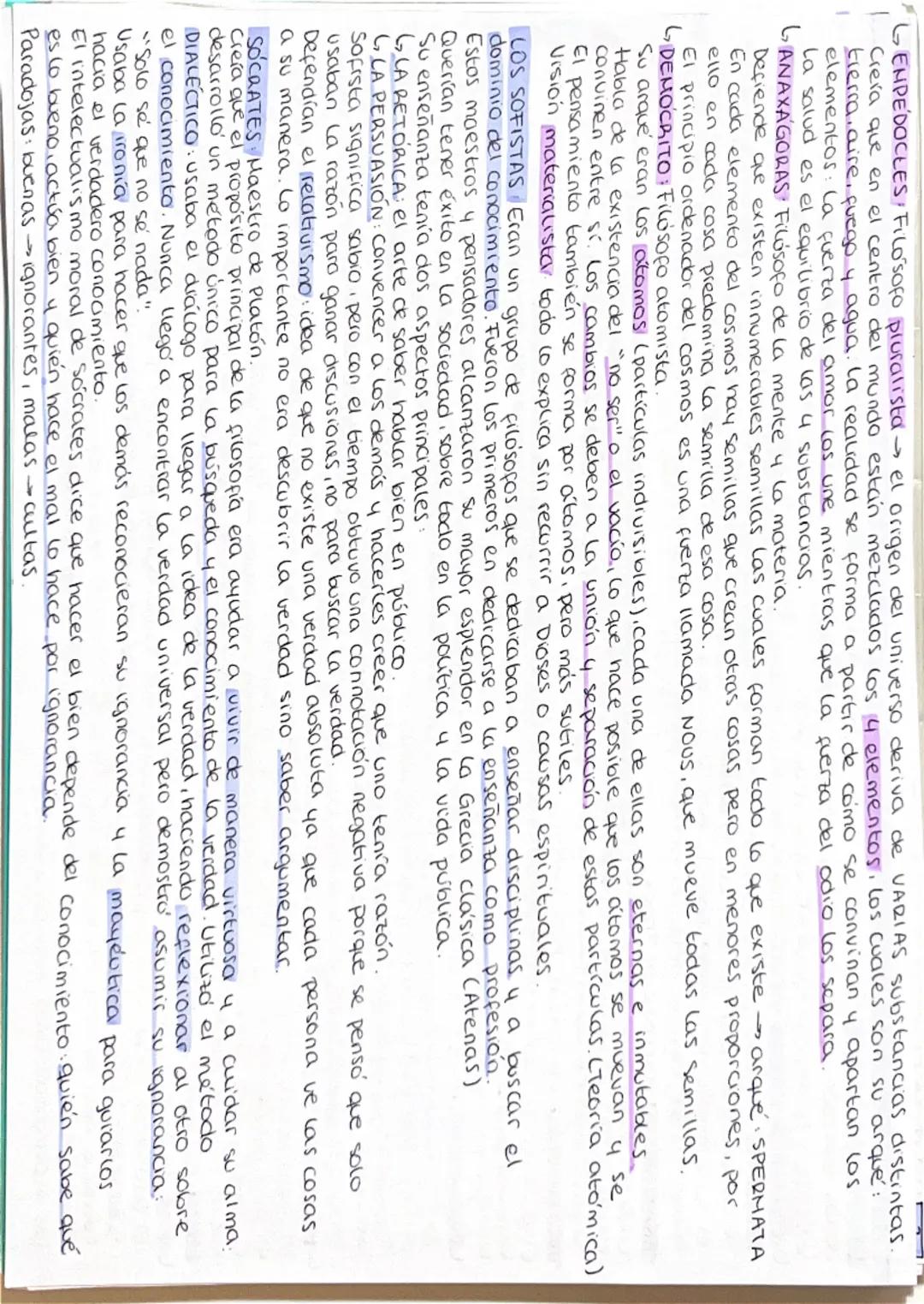 # HISTORIA DE LA FILOSOFÍA
LOS PRESOCRÁTICOS Fueron cos primeros filósofos de la historia, se caracterizaban por ir mas alla
de las explicac