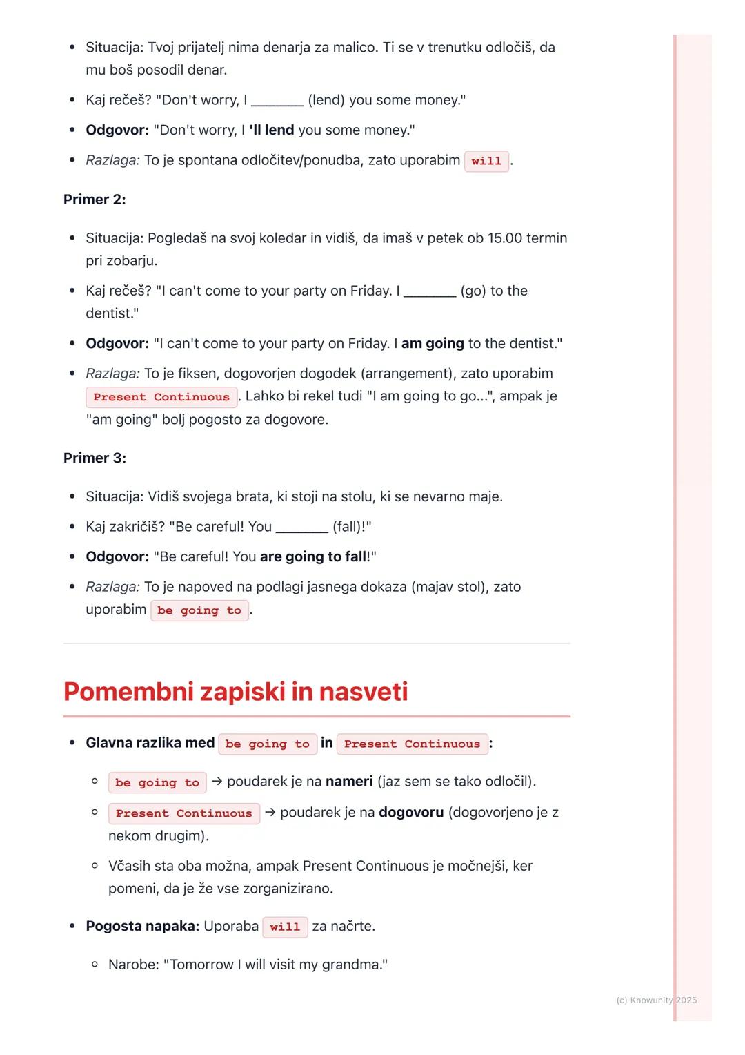 # Prihodnost (različni načini)
Pregled izražanja prihodnosti
V angleščini lahko prihodnost izrazimo na več načinov. Ni samo enega
"praviln