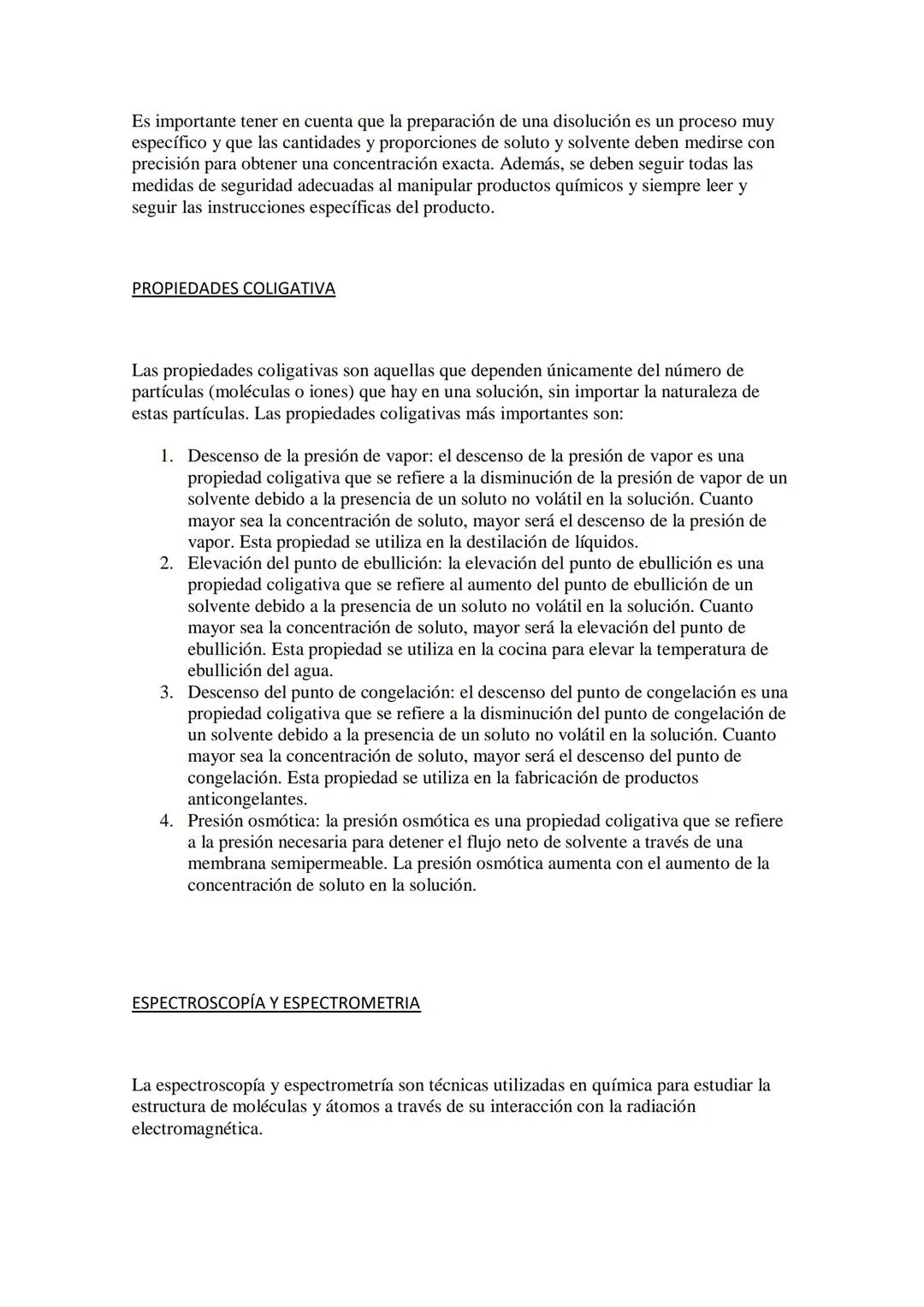 DISOLUCIONES
Una disolución es una mezcla homogénea de dos o más sustancias, donde la sustancia
que se encuentra en mayor cantidad se conoce