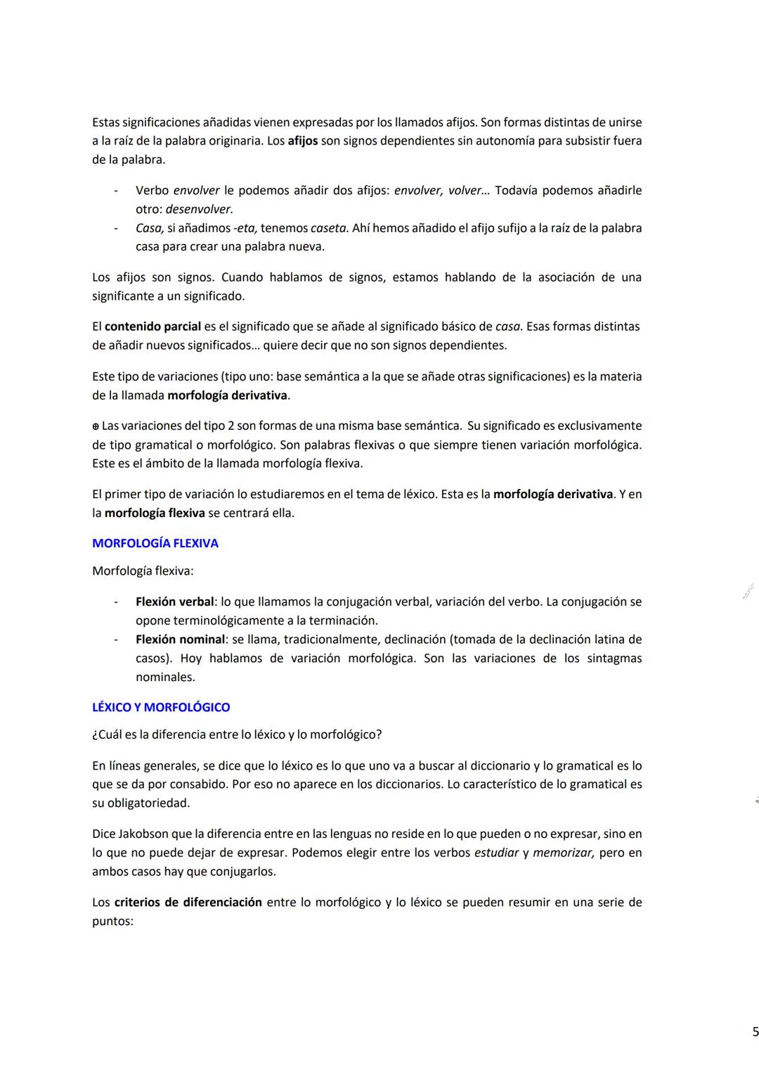 MORFOLOGÍA
Y LÉXICO DE
ESPAÑOL INTRODUCCIÓN - Conceptos básicos de morfología
Morfología..
Tipos de variación formal...
MORFOLOGÍA FLEXIVA.