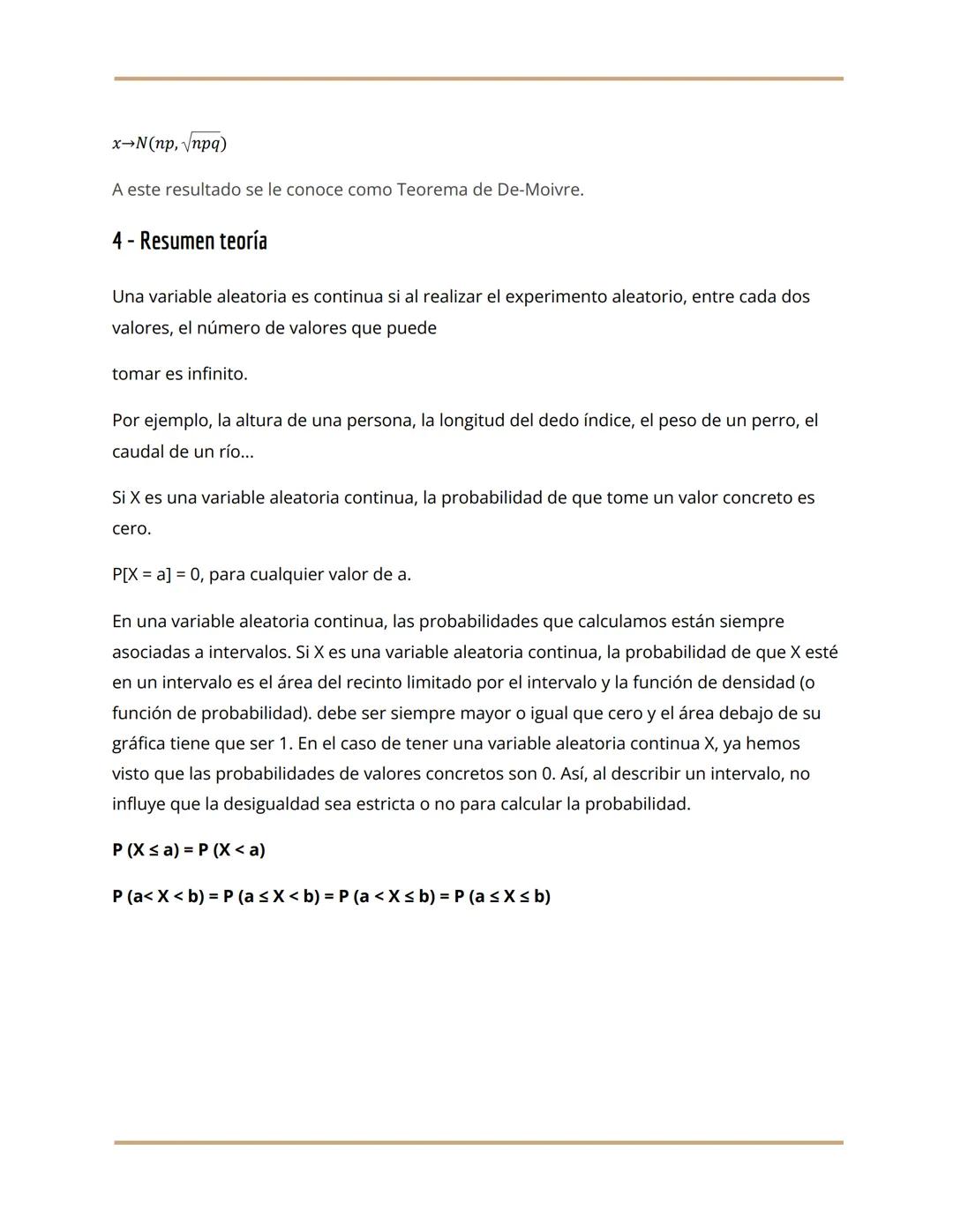 Matemáticas Aplicadas a las Ciencias Sociales
PRIMER TRIMESTRE 1º BAC
Tema 3. Distribución normal
1 - Introducción
Del mismo modo que entre