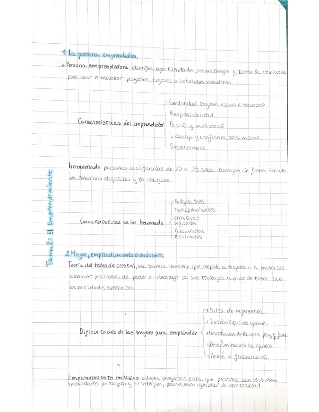 Tema dos el emprendimiento