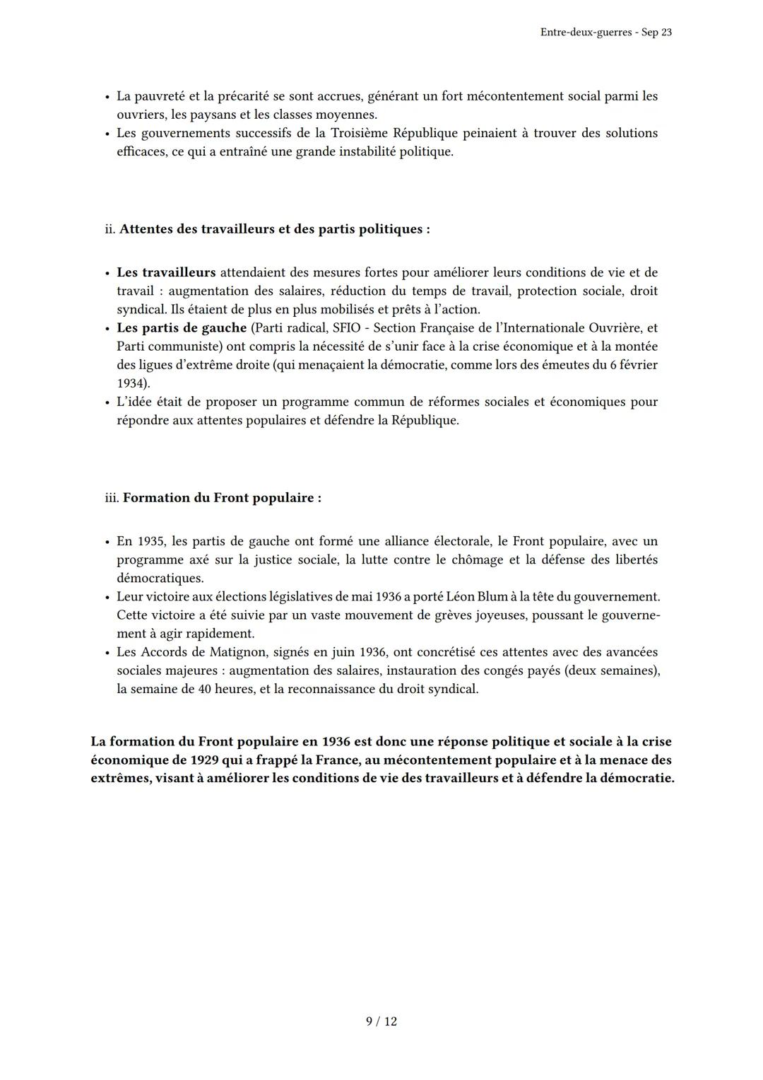 # Entre-deux-guerres
Généré par Knowunity.fr - Sep 23
Description: Cet examen couvre l'Entre-deux-guerres, les démocraties fragilisées et