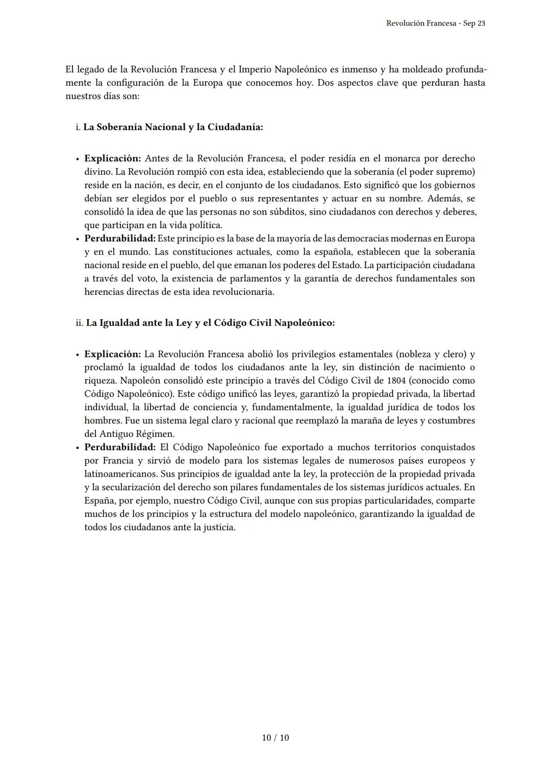 # Revolución Francesa
Generado por Knowunity - Sep 23
Descripción: Este examen cubre la Revolución Francesa, sus causas, desarrollo y cons